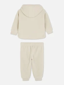 Ensembles Et Tenues|Primark Ensemble Sweat à Capuche Et Bas De Jogging En Molleton Grège