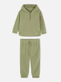 Ensembles Et Tenues|Primark Ensemble Sweat à Capuche Et Bas De Jogging En Molleton Vert