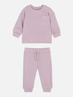 Ensembles Et Tenues|Primark Ensemble Sweat-shirt Et Bas De Jogging à Coordonner Rose