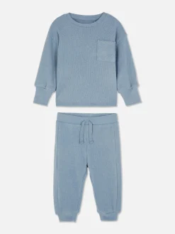 Ensembles Et Tenues|Primark Ensemble Sweat-shirt Et Bas De Jogging à Coordonner Bleu