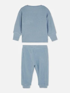 Ensembles Et Tenues|Primark Ensemble Sweat-shirt Et Bas De Jogging à Coordonner Bleu
