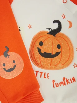 Déguisements Halloween Pour Enfants|Tout Halloween|Primark Ensemble Sweat-shirt Et Bas De Jogging Halloween Orange