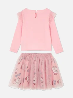 Ensembles Et Tenues|Primark Ensemble Sweat-shirt Et Tutu Disney Les Aristochats Marie Rose
