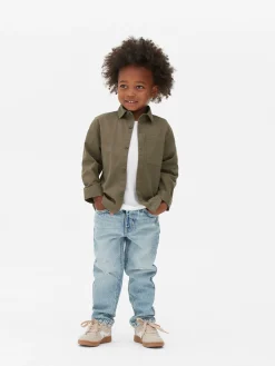 Hauts Et T-Shirts|Primark Ensemble T-shirt Et Chemise à Manches Longues Kaki