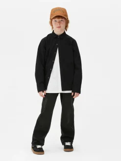 Hauts Et T-Shirts|Primark Ensemble T-shirt Et Chemise à Manches Longues Noir