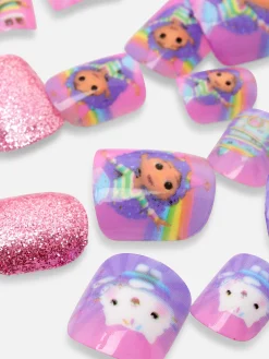 Faux Ongles|Primark Faux Ongles Autocollants Gabby Et La Maison Magique Multicolore