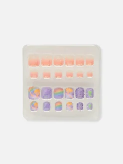 Faux Ongles|Primark Faux Ongles Autocollants à Motifs Fées Multicolore