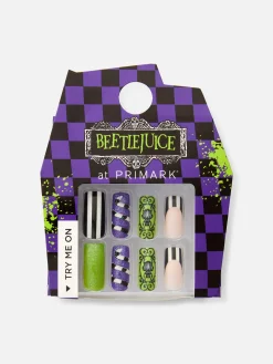 Beetlejuice|Tout Halloween|Primark Faux Ongles Beetlejuice Vert