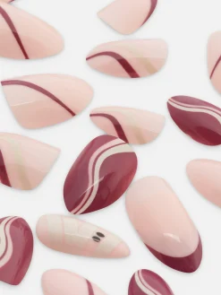 Faux Ongles|Primark Faux Ongles Brillants à L'amande PS... Bordeaux