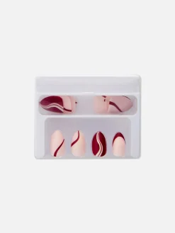 Faux Ongles|Primark Faux Ongles Brillants à L'amande PS... Bordeaux