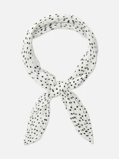 Chapeaux, Gants Et Écharpes|Primark Foulard à Imprimé Cœur Blanc