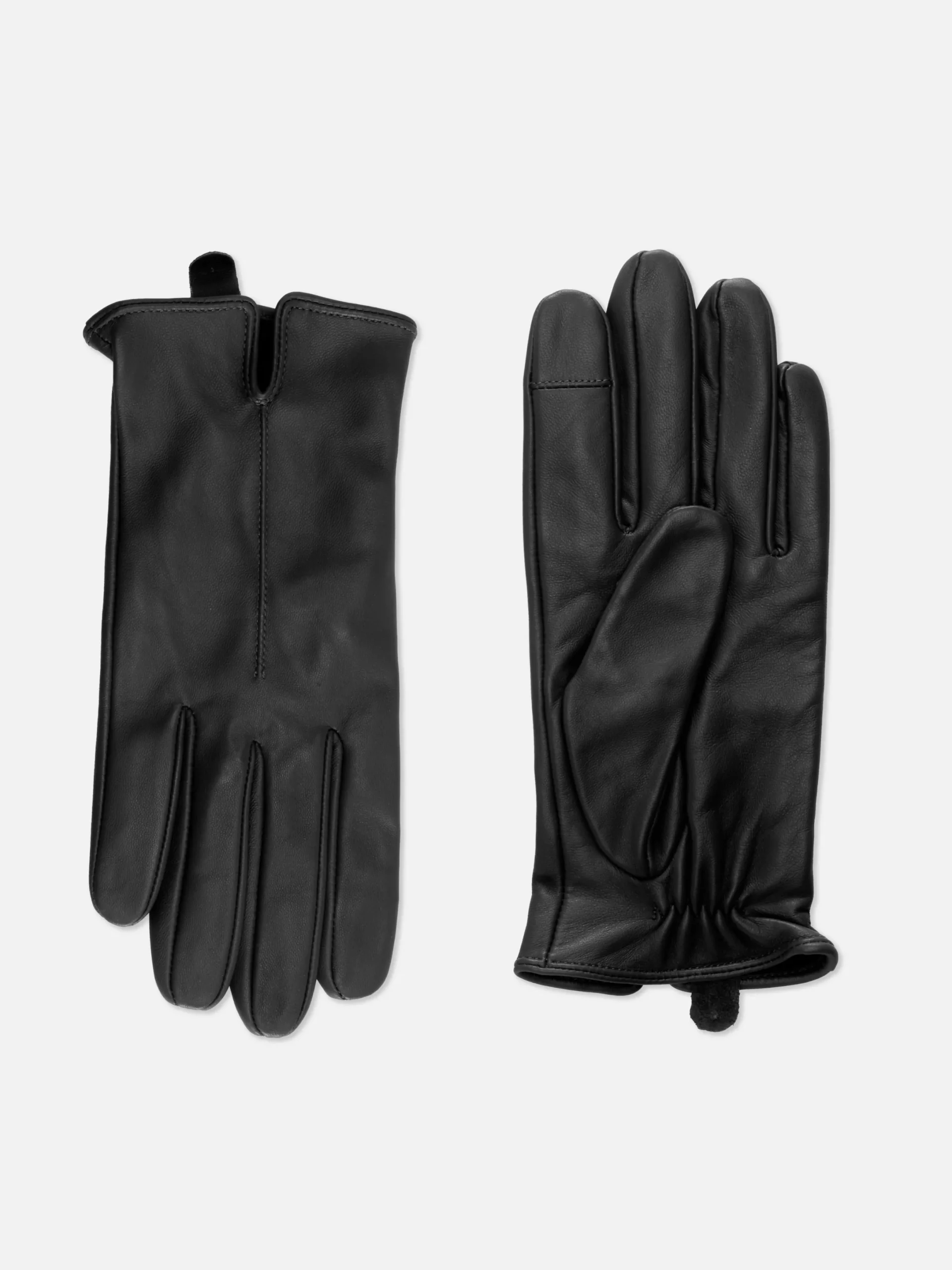 Chapeaux, Gants Et Écharpes|Primark Gants En Cuir Essential Noir