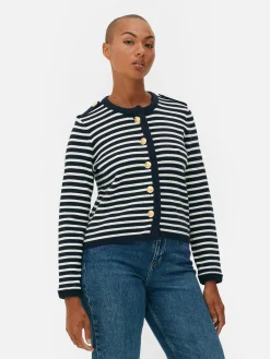 Pulls Et Gilets|Primark Gilet à Boutons Bleu marine