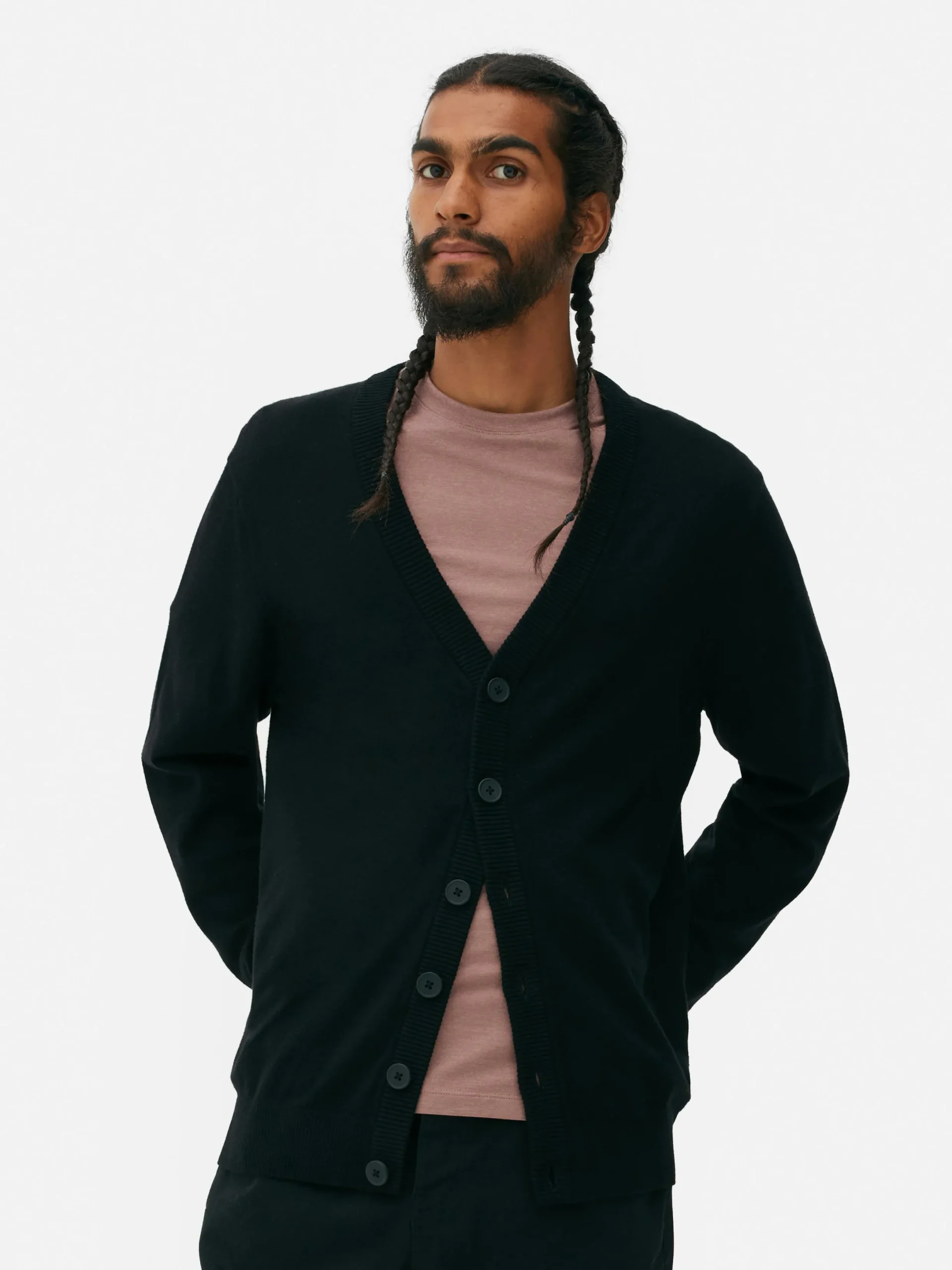 Pulls Et Gilets|Primark Gilet à Gros Boutons Noir