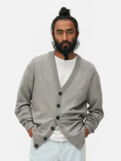 Pulls Et Gilets|Primark Gilet à Gros Boutons Gris