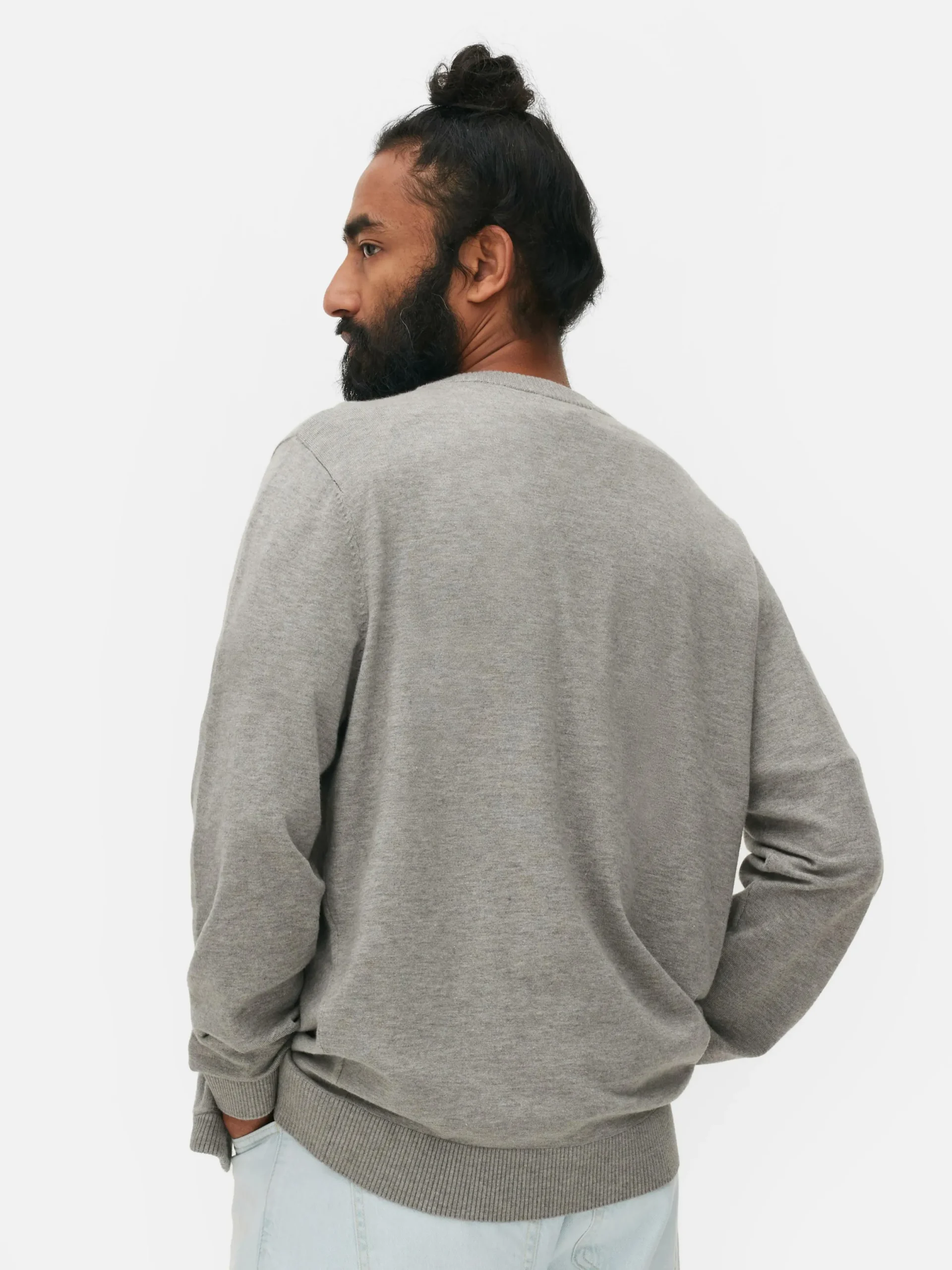 Pulls Et Gilets|Primark Gilet à Gros Boutons Gris