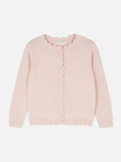 Pulls Et Gilets|Primark Gilet Boutonné Festonné Rose