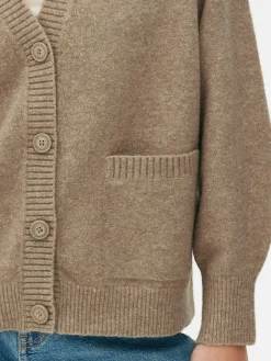 Pulls Et Gilets|Primark Gilet Boyfriend En Maille à Col En V Taupe