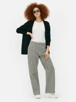 Pulls Et Gilets|Primark Gilet Boyfriend Texturé Noir