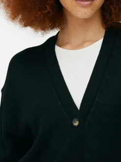 Pulls Et Gilets|Primark Gilet Boyfriend Texturé Noir