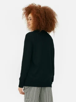 Pulls Et Gilets|Primark Gilet Boyfriend Texturé Noir