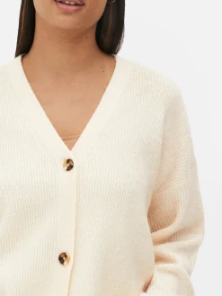 Pulls Et Gilets|Primark Gilet Décontracté à Col En V Ivoire