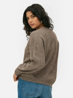 Pulls Et Gilets|Primark Gilet Décontracté à Col En V Taupe