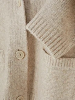 Pulls Et Gilets|Primark Gilet Décontracté Boutonné Sur Le Devant Écru