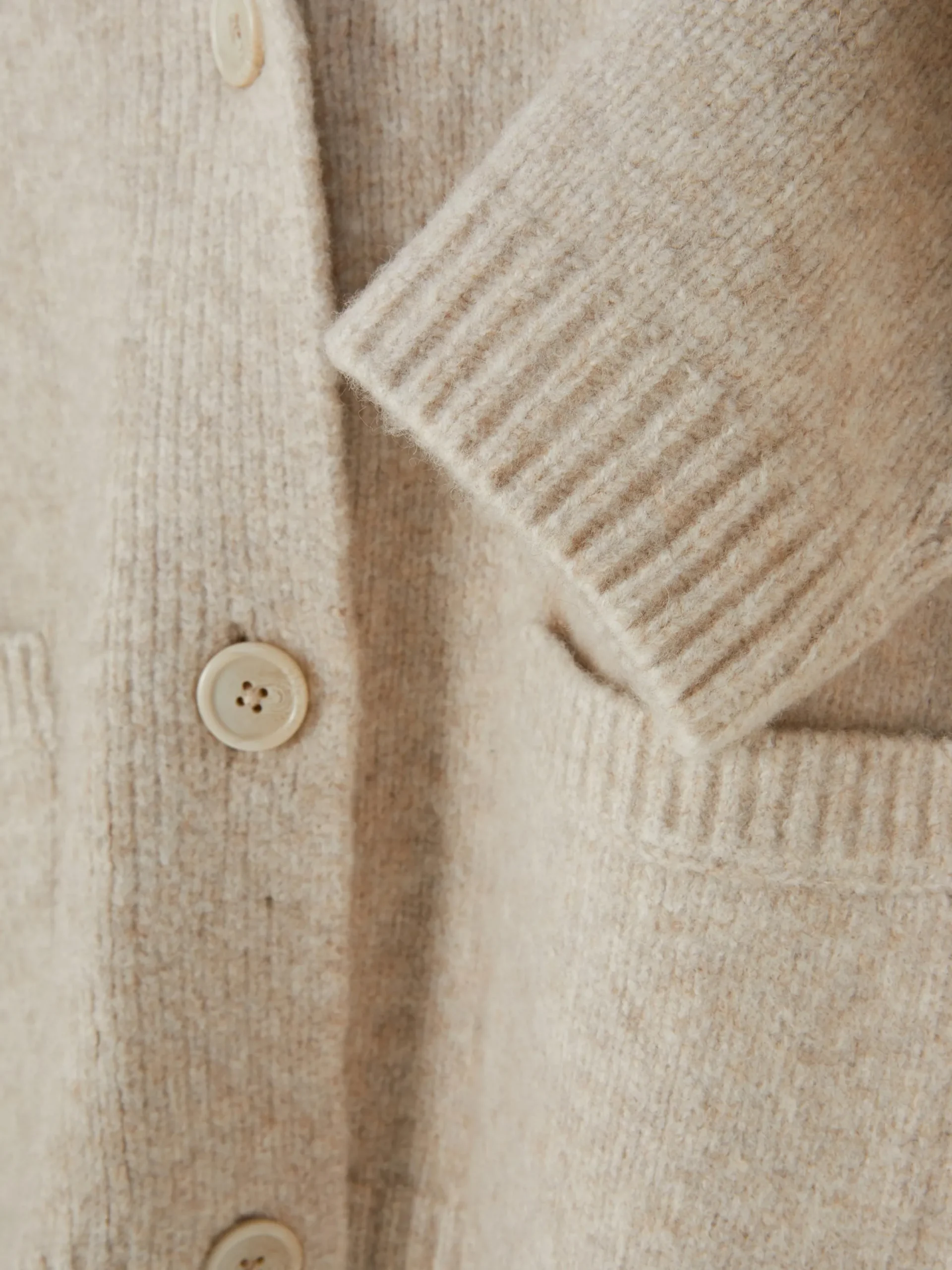 Pulls Et Gilets|Primark Gilet Décontracté Boutonné Sur Le Devant Écru