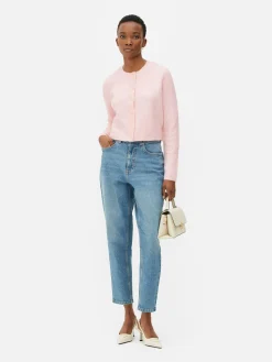 Pulls Et Gilets|Primark Gilet En Maille Boutonné Rose