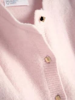 Pulls Et Gilets|Primark Gilet En Maille Boutonné Rose