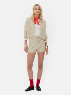 Pulls Et Gilets|Primark Gilet En Maille Torsadée Rita Ora Beige