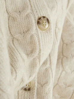 Pulls Et Gilets|Primark Gilet En Maille Torsadée Rita Ora Beige