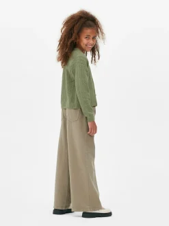 Pulls Et Gilets|Primark Gilet En Pointelle à Col En V Vert