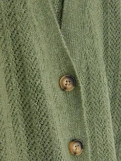 Pulls Et Gilets|Primark Gilet En Pointelle à Col En V Vert