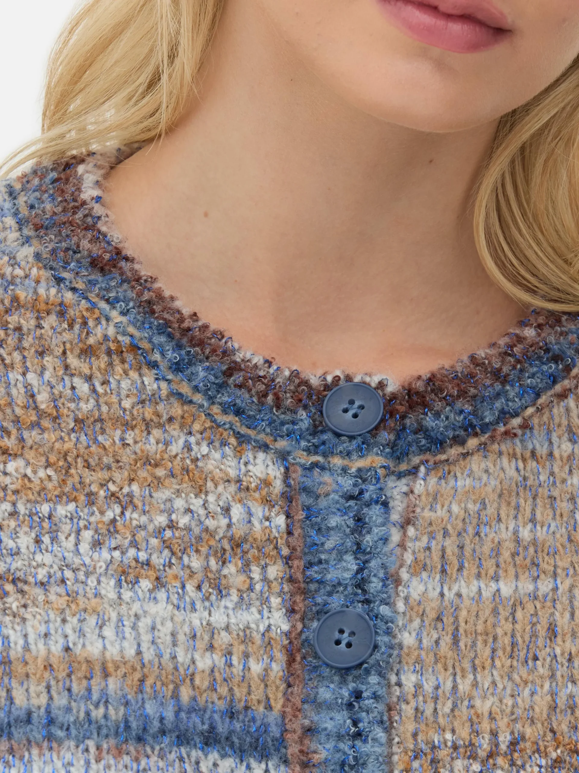 Pulls Et Gilets|Primark Gilet Space Dye à Coordonner Rita Ora Bleu marine