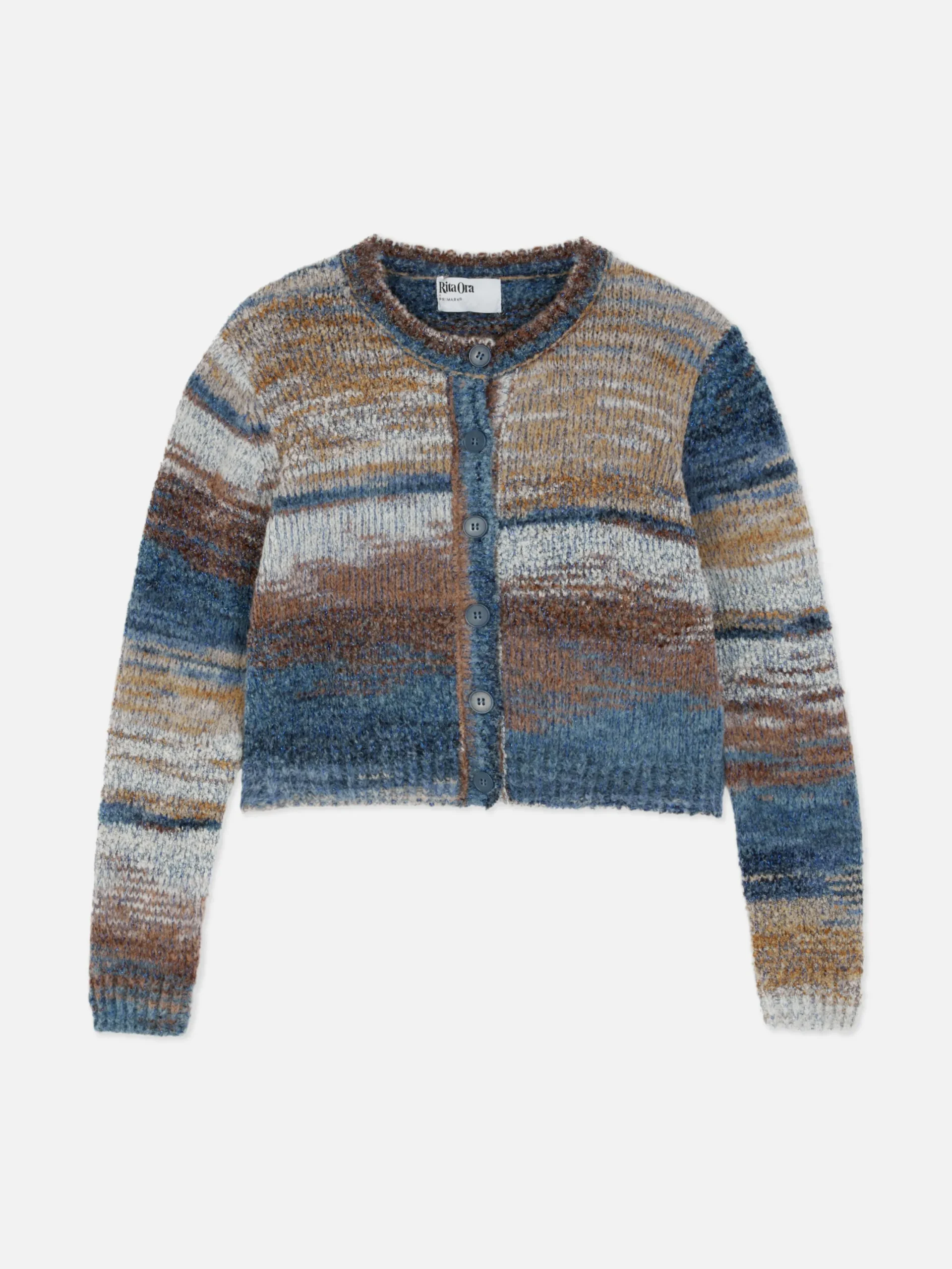 Pulls Et Gilets|Primark Gilet Space Dye à Coordonner Rita Ora Bleu marine