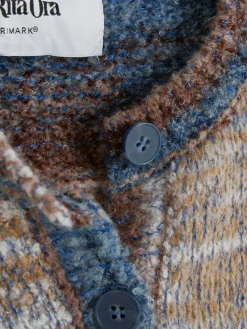 Pulls Et Gilets|Primark Gilet Space Dye à Coordonner Rita Ora Bleu marine