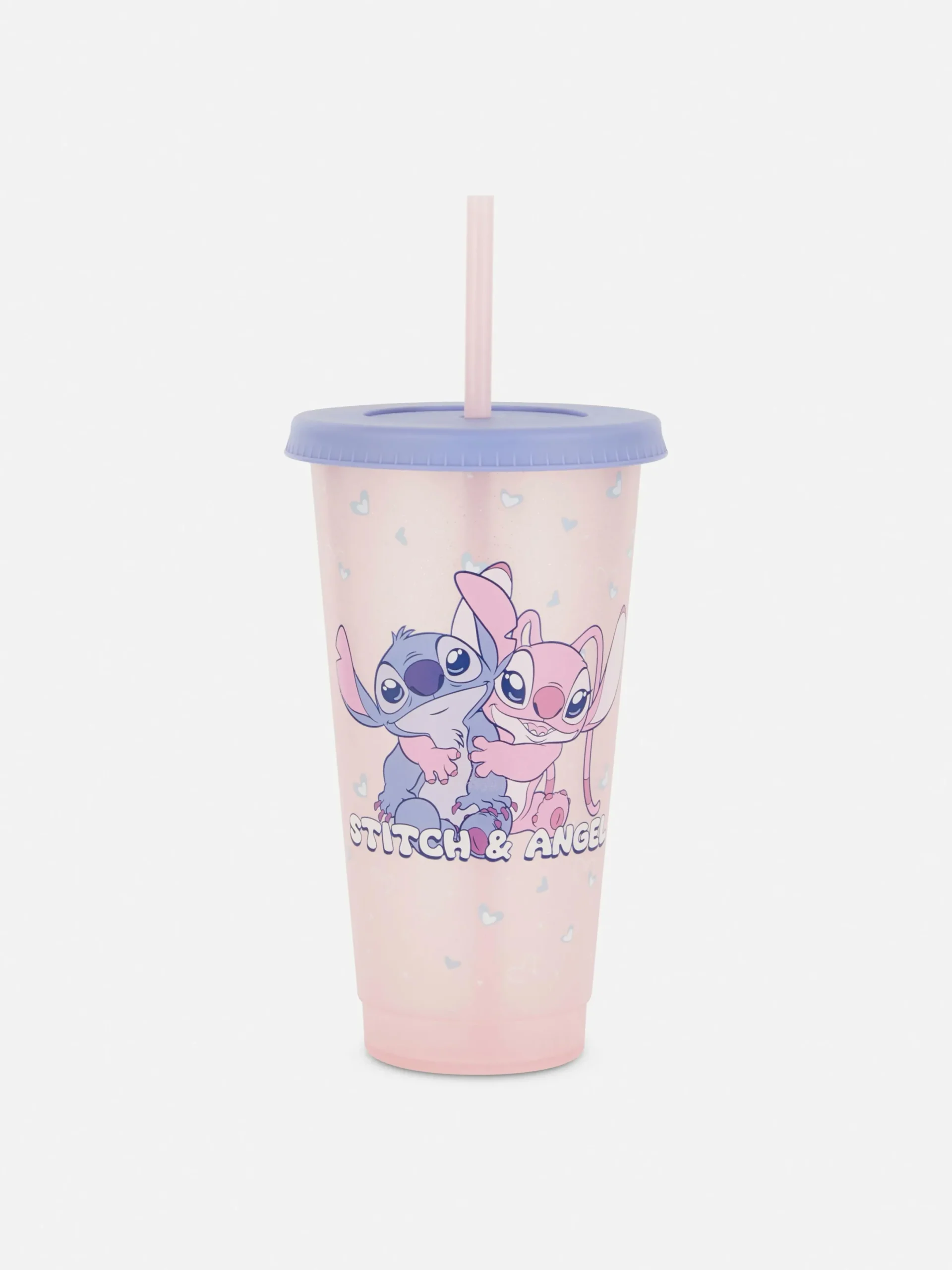 Tasses Et Mugs|Primark Gobelet à Paille Disney Lilo & Stitch Violet