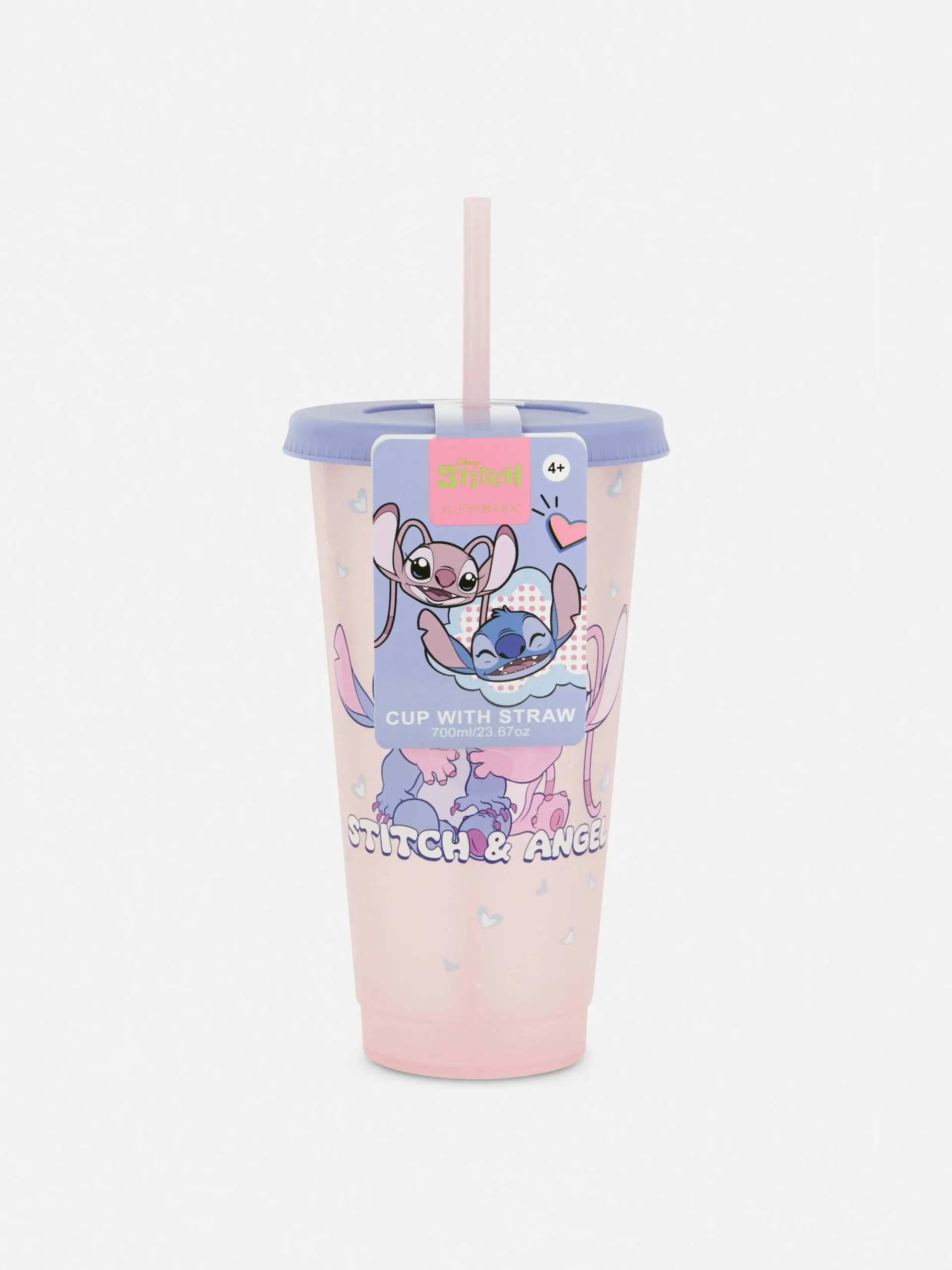 Tasses Et Mugs|Primark Gobelet à Paille Disney Lilo & Stitch Violet