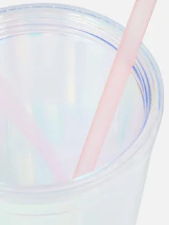 Tasses Et Mugs|Primark Gobelet Avec Paille Rose