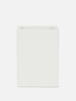 Accessoires Pour Salle De Bain|Primark Gobelet De Salle De Bain Côtelé Blanc