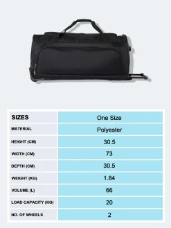 Valises Et Bagages|Sacs Et Portefeuilles|Primark Grand Sac De Voyage à Roulettes Noir