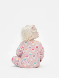 Pyjamas Et Vêtements De Nuit|Grenouillères Et Gigoteuses|Primark Grenouillère En Tissu Minky Disney Minnie Mouse Rose