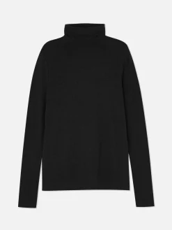 Hauts Et T-Shirts|Primark Haut à Manches Longues Et Col Roulé Rita Ora Noir