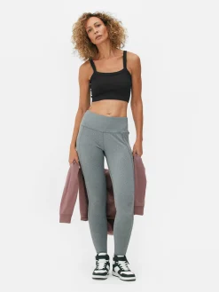 Hauts Et T-Shirts|Primark Haut Court à Texture Côtelée Noir