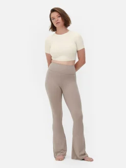 Vêtements De Sport|Primark Haut Court De Sport En Tissu Ultra-doux Rita Ora Ivoire