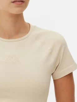 Vêtements De Sport|Primark Haut Court Kappa X à Coordonner Écru