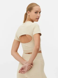 Vêtements De Sport|Primark Haut Court Kappa X à Coordonner Écru