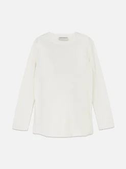 Hauts Et T-Shirts|Primark Haut De Maternité Cache-cœur à Manches Longues Écru